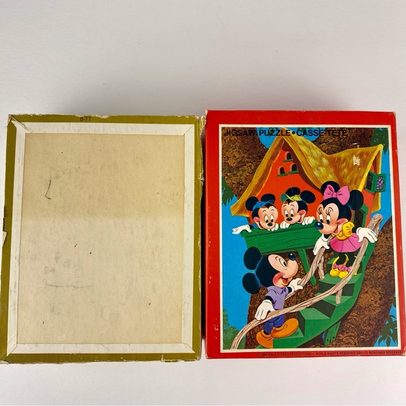 Mickey Mouse jigsaw puzzle, vintage Whitman 1969, 99 piece, 10" x 13" - Picture 10 of 11